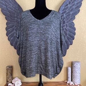 Sonoma Oversized V-neck Soft Touch Poncho Shirt Top